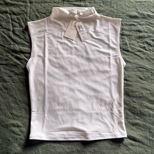 NWT Wilfred Botanist Elegant White Sleeveless Top XS